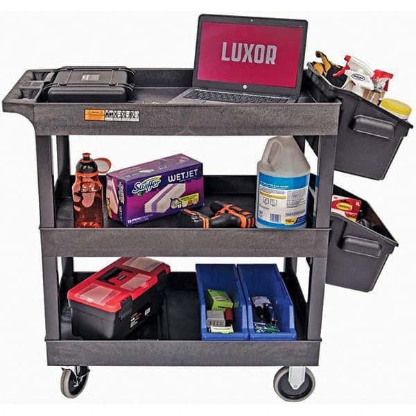 Luxor - Carts Type: Utility Cart Load Capacity (Lb.): 400 - USA Tool & Supply