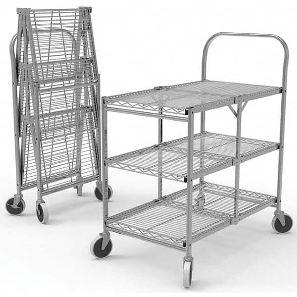 Luxor - Carts Type: Utility Cart Load Capacity (Lb.): 300 - USA Tool & Supply