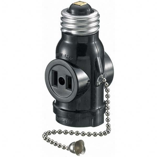 Hubbell Wiring Device-Kellems - Lamp Holders Lamp Type: Incandescent Lamp Holder Style: Pull Chain - USA Tool & Supply