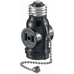 Hubbell Wiring Device-Kellems - Lamp Holders Lamp Type: Incandescent Lamp Holder Style: Pull Chain - USA Tool & Supply