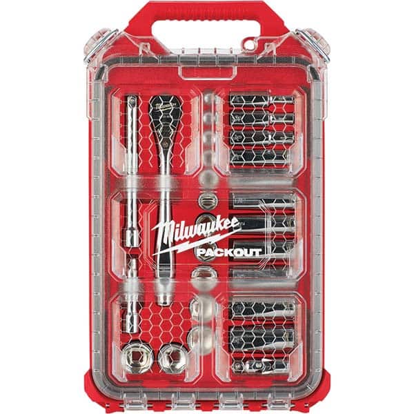 Milwaukee Tool - Socket Sets Measurement Type: SAE Drive Size: 3/8 - USA Tool & Supply