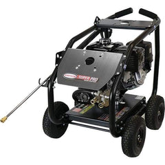 Simpson - Gas, 11.7 hp, 4,400 psi, 4 GPM, Cold Water Pressure Washer - AAA Triplex, 50' x 3/8" Hose - USA Tool & Supply