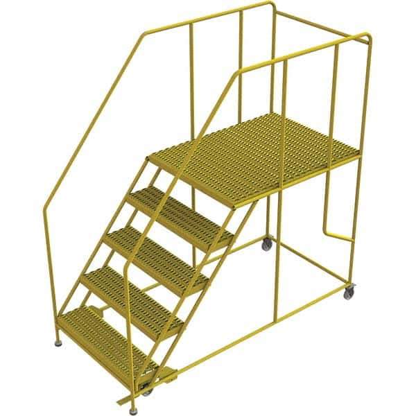 TRI-ARC - Rolling & Wall Mounted Ladders & Platforms Type: Rolling Work Platform Style: Steel Work Platform - USA Tool & Supply