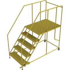 TRI-ARC - Rolling & Wall Mounted Ladders & Platforms Type: Rolling Work Platform Style: Steel Work Platform - USA Tool & Supply