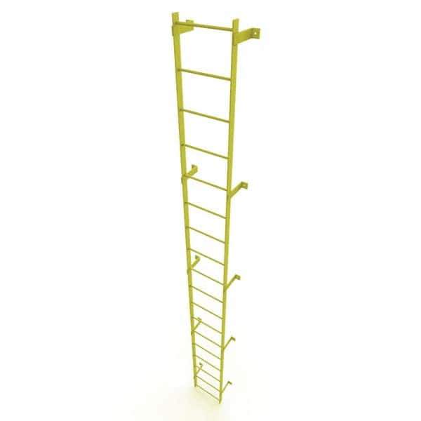 TRI-ARC - Rolling & Wall Mounted Ladders & Platforms Type: Fixed Ladder Style: Safety Cage - USA Tool & Supply