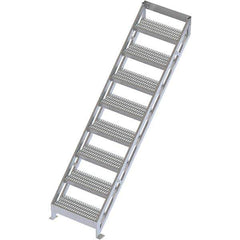 TRI-ARC - Rolling & Wall Mounted Ladders & Platforms Type: Ladder Style: Stair Unit - USA Tool & Supply