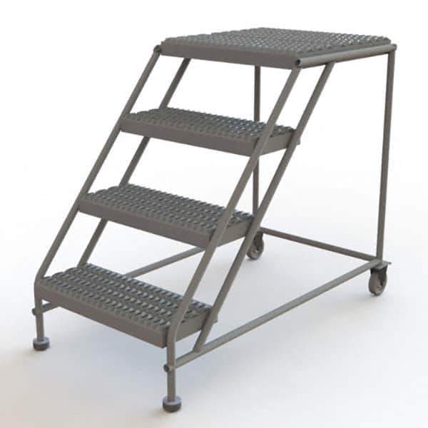 TRI-ARC - Rolling & Wall Mounted Ladders & Platforms Type: Rolling Work Platform Style: Steel Work Platform - USA Tool & Supply