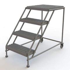 TRI-ARC - Rolling & Wall Mounted Ladders & Platforms Type: Rolling Work Platform Style: Steel Work Platform - USA Tool & Supply