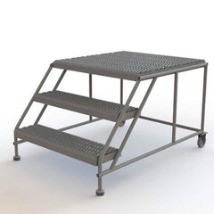 TRI-ARC - Rolling & Wall Mounted Ladders & Platforms Type: Rolling Work Platform Style: Steel Work Platform - USA Tool & Supply