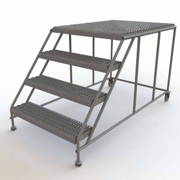 TRI-ARC - Rolling & Wall Mounted Ladders & Platforms Type: Rolling Work Platform Style: Steel Work Platform - USA Tool & Supply