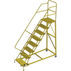 TRI-ARC - Rolling & Wall Mounted Ladders & Platforms Type: Stairway Slope Ladder Style: Forward Descent 50 Degree Incline - USA Tool & Supply