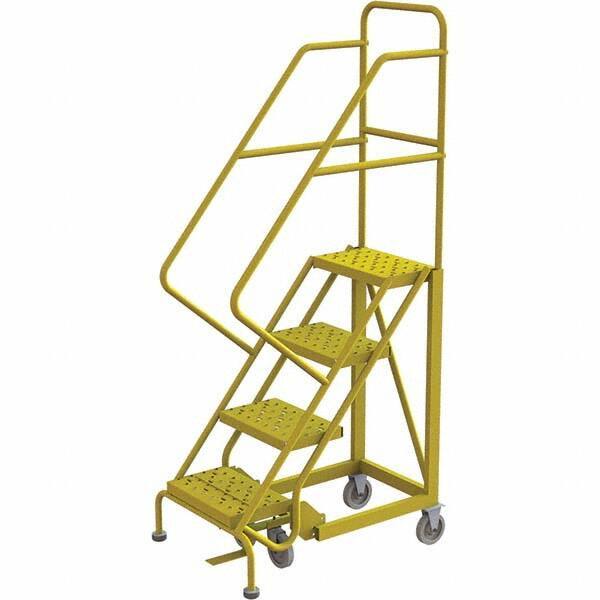 TRI-ARC - Rolling & Wall Mounted Ladders & Platforms Type: Stairway Slope Ladder Style: Forward Descent 50 Degree Incline - USA Tool & Supply