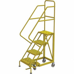 TRI-ARC - Rolling & Wall Mounted Ladders & Platforms Type: Stairway Slope Ladder Style: Forward Descent 50 Degree Incline - USA Tool & Supply