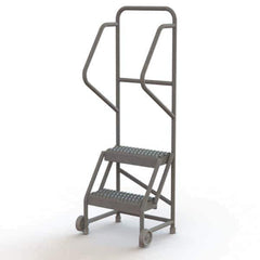 TRI-ARC - Rolling & Wall Mounted Ladders & Platforms Type: TiltNRoll Rolling Ladder Style: Tilt & Roll Safety Ladder - USA Tool & Supply