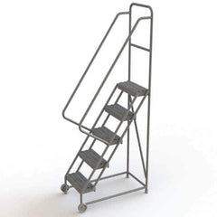 TRI-ARC - Rolling & Wall Mounted Ladders & Platforms Type: TiltNRoll Rolling Ladder Style: Tilt & Roll Safety Ladder - USA Tool & Supply