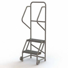 TRI-ARC - Rolling & Wall Mounted Ladders & Platforms Type: TiltNRoll Rolling Ladder Style: Tilt & Roll Safety Ladder - USA Tool & Supply