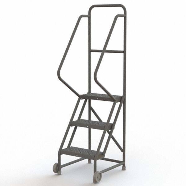 TRI-ARC - Rolling & Wall Mounted Ladders & Platforms Type: TiltNRoll Rolling Ladder Style: Tilt & Roll Safety Ladder - USA Tool & Supply