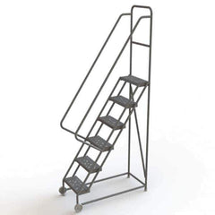 TRI-ARC - Rolling & Wall Mounted Ladders & Platforms Type: TiltNRoll Rolling Ladder Style: Tilt & Roll Safety Ladder - USA Tool & Supply