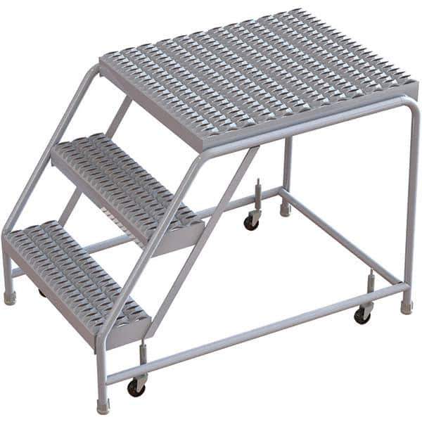 TRI-ARC - Rolling & Wall Mounted Ladders & Platforms Type: Rolling Warehouse Ladder Style: Rolling Safety Ladder - USA Tool & Supply