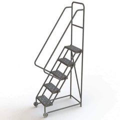 TRI-ARC - Rolling & Wall Mounted Ladders & Platforms Type: TiltNRoll Rolling Ladder Style: Tilt & Roll Safety Ladder - USA Tool & Supply