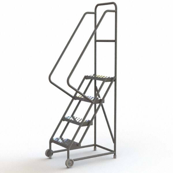 TRI-ARC - Rolling & Wall Mounted Ladders & Platforms Type: TiltNRoll Rolling Ladder Style: Tilt & Roll Safety Ladder - USA Tool & Supply