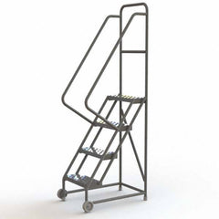 TRI-ARC - Rolling & Wall Mounted Ladders & Platforms Type: TiltNRoll Rolling Ladder Style: Tilt & Roll Safety Ladder - USA Tool & Supply