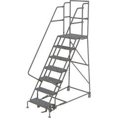 TRI-ARC - Rolling & Wall Mounted Ladders & Platforms Type: Rolling Warehouse Ladder Style: Rolling Platform Ladder - USA Tool & Supply