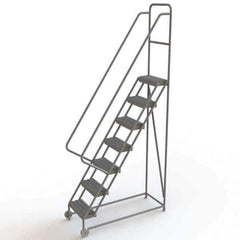 TRI-ARC - Rolling & Wall Mounted Ladders & Platforms Type: TiltNRoll Rolling Ladder Style: Tilt & Roll Safety Ladder - USA Tool & Supply
