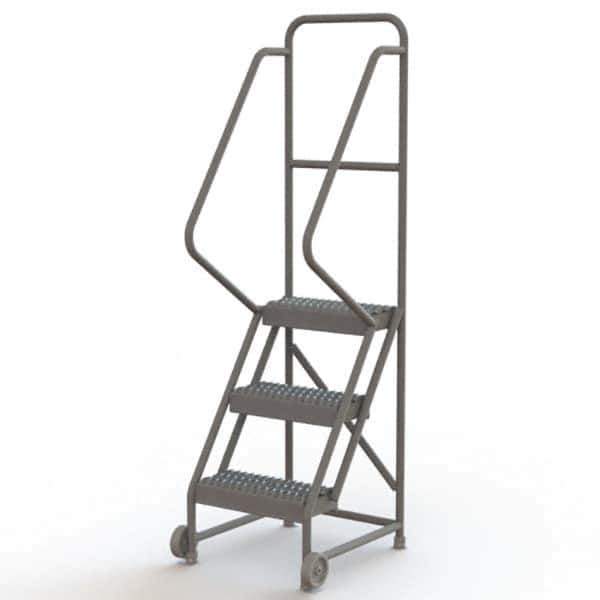 TRI-ARC - Rolling & Wall Mounted Ladders & Platforms Type: TiltNRoll Rolling Ladder Style: Tilt & Roll Safety Ladder - USA Tool & Supply