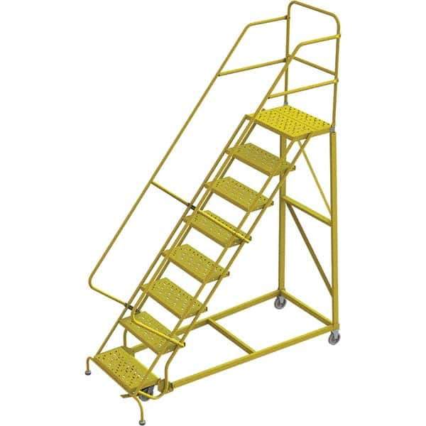 TRI-ARC - Rolling & Wall Mounted Ladders & Platforms Type: Stairway Slope Ladder Style: Forward Descent 50 Degree Incline - USA Tool & Supply