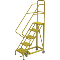 TRI-ARC - Rolling & Wall Mounted Ladders & Platforms Type: Stairway Slope Ladder Style: Forward Descent 50 Degree Incline - USA Tool & Supply