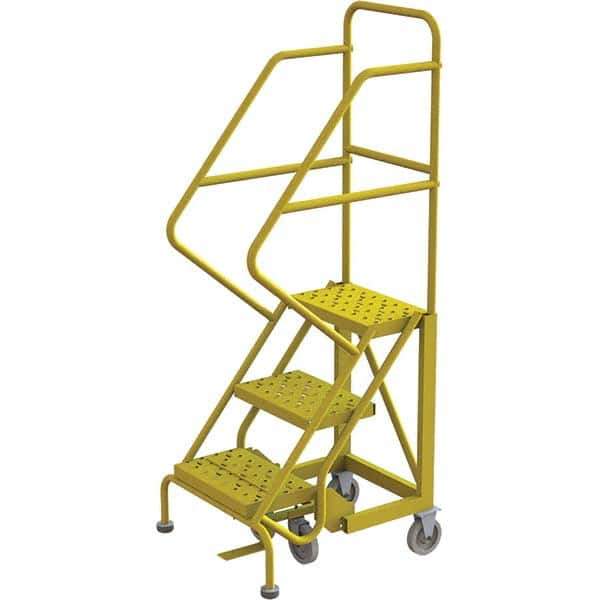 TRI-ARC - Rolling & Wall Mounted Ladders & Platforms Type: Stairway Slope Ladder Style: Forward Descent 50 Degree Incline - USA Tool & Supply