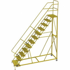 TRI-ARC - Rolling & Wall Mounted Ladders & Platforms Type: Stairway Slope Ladder Style: Forward Descent 50 Degree Incline - USA Tool & Supply