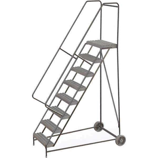 TRI-ARC - Rolling & Wall Mounted Ladders & Platforms Type: Rolling Warehouse Ladder Style: Rolling Safety Ladder - USA Tool & Supply