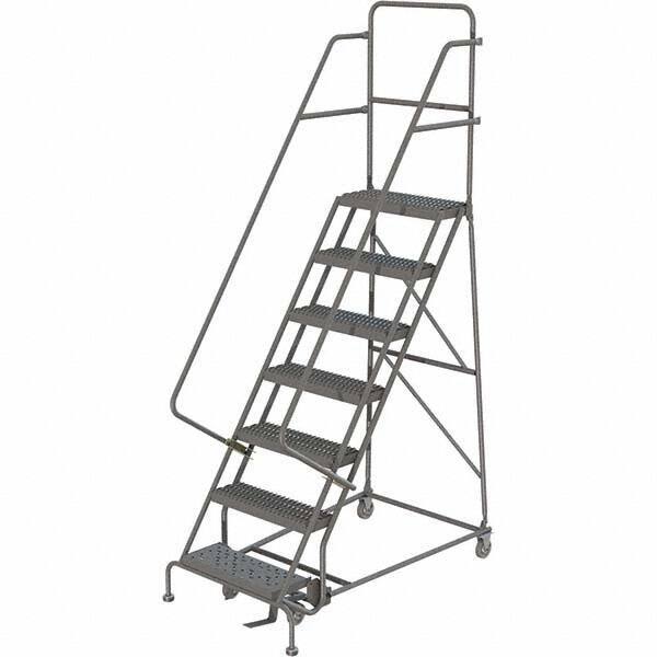 TRI-ARC - Rolling & Wall Mounted Ladders & Platforms Type: Rolling Warehouse Ladder Style: Rolling Platform Ladder - USA Tool & Supply