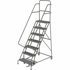 TRI-ARC - Rolling & Wall Mounted Ladders & Platforms Type: Rolling Warehouse Ladder Style: Rolling Platform Ladder - USA Tool & Supply