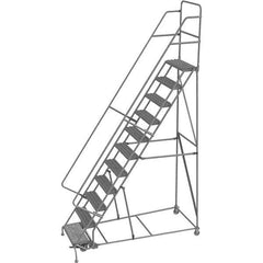 TRI-ARC - Rolling & Wall Mounted Ladders & Platforms Type: Rolling Warehouse Ladder Style: Rolling Platform Ladder - USA Tool & Supply