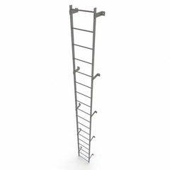 TRI-ARC - Rolling & Wall Mounted Ladders & Platforms Type: Fixed Ladder Style: Safety Cage - USA Tool & Supply