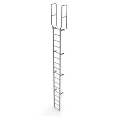 TRI-ARC - Rolling & Wall Mounted Ladders & Platforms Type: Fixed Ladder Style: Safety Cage - USA Tool & Supply