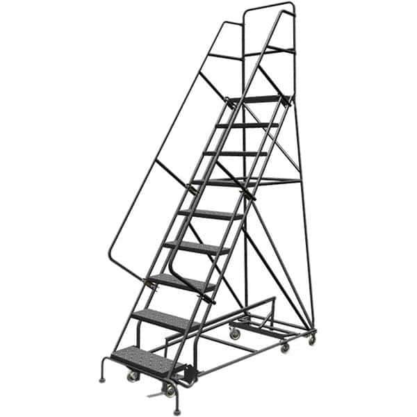 TRI-ARC - Rolling & Wall Mounted Ladders & Platforms Type: All-Directional Ladder Style: Rolling Safety Ladder - USA Tool & Supply