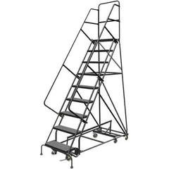TRI-ARC - Rolling & Wall Mounted Ladders & Platforms Type: All-Directional Ladder Style: Rolling Safety Ladder - USA Tool & Supply