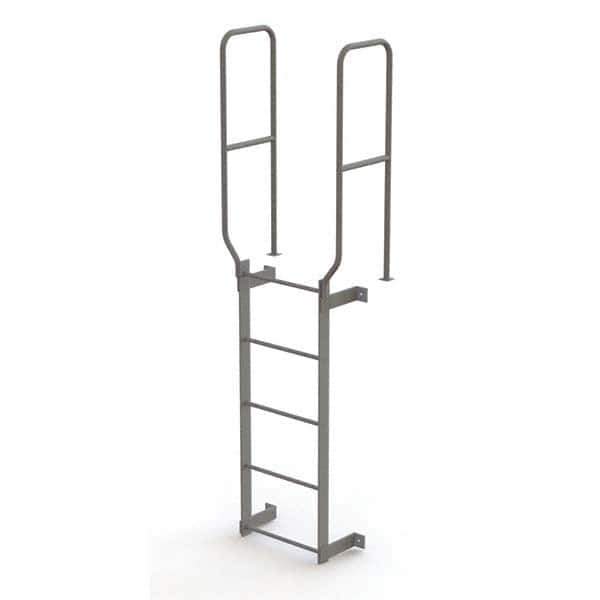 TRI-ARC - Rolling & Wall Mounted Ladders & Platforms Type: Fixed Ladder Style: Safety Cage - USA Tool & Supply