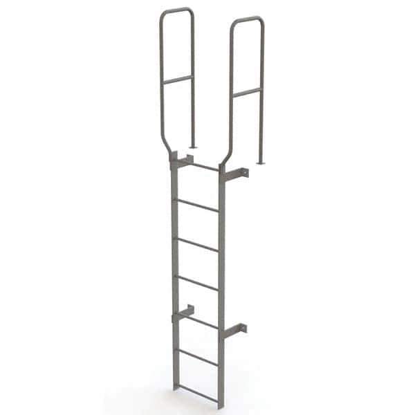 TRI-ARC - Rolling & Wall Mounted Ladders & Platforms Type: Fixed Ladder Style: Safety Cage - USA Tool & Supply