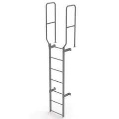 TRI-ARC - Rolling & Wall Mounted Ladders & Platforms Type: Fixed Ladder Style: Safety Cage - USA Tool & Supply