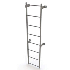 TRI-ARC - Rolling & Wall Mounted Ladders & Platforms Type: Fixed Ladder Style: Safety Cage - USA Tool & Supply