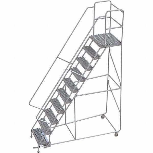 TRI-ARC - Rolling & Wall Mounted Ladders & Platforms Type: Rolling Warehouse Ladder Style: Rolling Safety Ladder - USA Tool & Supply