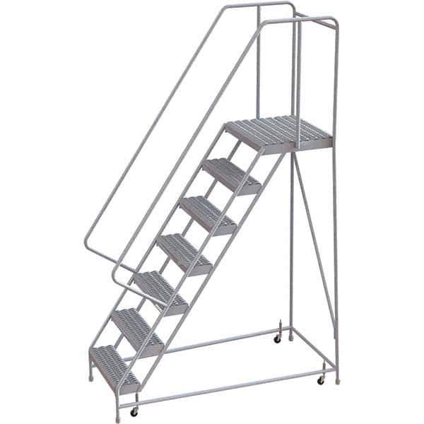 TRI-ARC - Rolling & Wall Mounted Ladders & Platforms Type: Rolling Warehouse Ladder Style: Rolling Safety Ladder - USA Tool & Supply