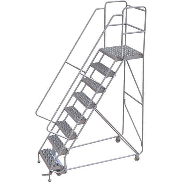 TRI-ARC - Rolling & Wall Mounted Ladders & Platforms Type: Rolling Warehouse Ladder Style: Rolling Safety Ladder - USA Tool & Supply