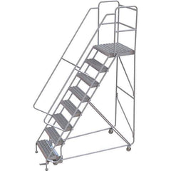 TRI-ARC - Rolling & Wall Mounted Ladders & Platforms Type: Rolling Warehouse Ladder Style: Rolling Safety Ladder - USA Tool & Supply