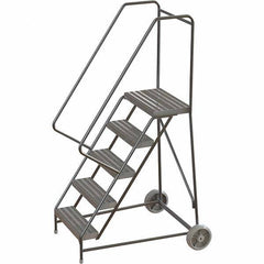 TRI-ARC - Rolling & Wall Mounted Ladders & Platforms Type: Rolling Warehouse Ladder Style: Rolling Safety Ladder - USA Tool & Supply